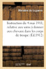 Instruction Du 4 Mai 1911, Relative Aux Soins À Donner Aux Chevaux Dans Les Corps De Troupe (French Edition)