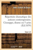 Répertoire Dramatique Des Auteurs Contemporains. Tome I-21 (French Edition)