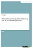 Wirtschaftspsychologie. Eine Einführung Und Die 12 Umbildungspflöcke (German Edition)