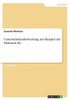 Unternehmensbewertung Am Beispiel Der Fielmann Ag (German Edition)