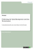 Förderung Der Sprachkompetenz Und Des Wortschatzes: Unterrichtsentwurf Für Eine Zweite Klasse Im Fach Deutsch (German Edition)