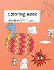 Coloring Book: 99 Coloring Pages , Easy, GIANT Simple Picture Coloring Books for Toddlers