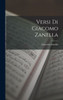 Versi Di Giacomo Zanella (Italian Edition)