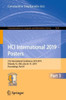 Hci International 2019 - Posters: 21St International Conference, Hcii 2019, Orlando, Fl, Usa, July 26?31, 2019, Proceedings, Part Iii (Communications In Computer And Information Science)