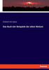 Das Buch Der Beispiele Der Alten Weisen (German Edition)