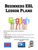 Beginners Esl Lesson Plans