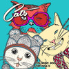 Cats Coloring Book For Adults: Funny Cats Coloring Book Adorable Cats Coloring Book For Adults Zentangle - Zentangle Cats Adult Coloring Book