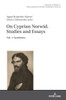 On Cyprian Norwid. Studies And Essays: Vol. 1: Syntheses (Polish Studies  Transdisciplinary Perspectives)