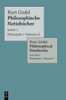 Philosophie I Maximen 0 / Philosophy I Maxims 0 (Philosophische Notizbücher) (German Edition)