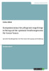 Kompaktseminar für pflegende Angehörige in Bezug auf die optimale Ernährungsweise für Senior*innen : Spezielle Handlungsfelder der Prävention: Bewegung und Ernährung