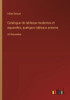 Catalogue de tableaux modernes et aquarelles, quelques tableaux anciens : 24 Décembre