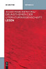 Grundthemen Der Literaturwissenschaft: Lesen (German Edition)