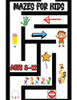 Mazes For Kids Ages 8-12: Stunning Maze Activity Book Exciting Game Levels Design