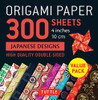 Origami Paper 300 sheets Japanese Designs 4" (10 cm): Tuttle Origami Paper: High-Quality Double-Sided Origami Sheets Printed with 12 Different Designs