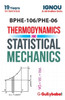 BPHE-106 Thermodynamics and Statistical Mechanics