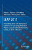 LEAP 2011 : Proceedings 10th International Conference on Low Energy Antiproton Physics