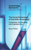 The Social Dimensions of Scientific Knowledge - (Hardback or Cased Book)