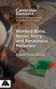 Worked Bone, Antler, Ivory, and Keratinous Materials - (Hardback or Cased Book)