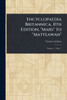 Encyclopaedia Britannica, 11th Edition, "Mars" to "Matteawan" - (Paperback or Softback)