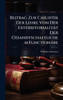 Beitrag Zur Casuistik Der Lehre Von Der Exterritorialität Der Gesandtschaftlichen Functionäre - (Hardback or Cased Book)