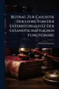 Beitrag Zur Casuistik Der Lehre Von Der Exterritorialität Der Gesandtschaftlichen Functionäre - (Paperback or Softback)