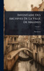 Inventaire Des Archives De La Ville De Malines - (Hardback or Cased Book)