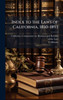 Index to the Laws of California, 1850-1893 - (Hardback or Cased Book)