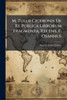M. Tullii Ciceronis De Re Publica Librorum Fragmenta, Recens. F. Osannus - (Paperback or Softback)