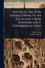 Letter of the Hon. Thomas Ewing to his Excellency Benj. Stanton, Lieut. Governor of Ohio - (Paperback or Softback)