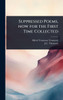 Suppressed Poems, now for the First Time Collected - (Hardback or Cased Book)