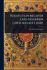 Restitution rechter und gesunder christlicher Lehre - (Paperback or Softback)
