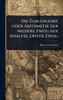 Die Zahlenlehre oder Arithmetik der niedere Zweig der Analyse, erster Zweig - (Hardback or Cased Book)