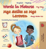 Words in Pictures - My Day (English Tagalog Bilingual Children's Book) - (Hardback or Cased Book)