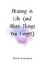Meaning in Life (and Other Things You Forget) - (Paperback or Softback)
