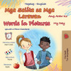 Words in Pictures - My Day (Tagalog English Bilingual Children's Book) - (Paperback or Softback)