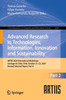 Advanced Research in Technologies, Information, Innovation and Sustainability: Artiis 2024 International Workshops, Santiago de Chile, Chile, October - 9783031834318