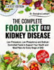 The Complete Food List for Kidney Disease: Low-Potassium, Low-Phosphorus and Sodium-Controlled Foods to Support Your Health and Meal Plans for Every S