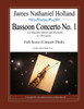 Bassoon Concerto No. 1 for Bassoon Soloist and Orchestra in 2 Movements: Full Score