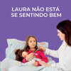 Laura não está se sentindo bem