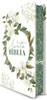 Biblia Rvr 1960 Letra Grande Tamaño Manual, Tapa Dura Con Flores Blancas Y Cantos Pintados / Spanish Bible Rvr 1960 Handy Size White Flowers Sprayed E