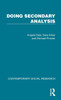Doing Secondary Analysis