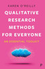 Qualitative Research Methods for Everyone: An Essential Toolkit - (Hardback or Cased Book)