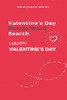 Word puzzle Search Valentine's Day puzzle Word Search Happy Valentine's Day