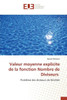 Valeur Moyenne Explicite de la Fonction Nombre de Diviseurs