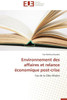 Environnement Des Affaires Et Relance Économique Post-Crise