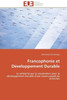Francophonie Et DÃ©veloppement Durable
