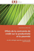 Effets de la Contrainte de CrÃ©dit Sur La ProductivitÃ© Et La PauvretÃ©
