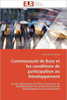 Communauté de Base Et Les Conditions de Participation Au Développement