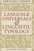 Language Universals and Linguistic Typology: Syntax and Morphology