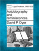 Autobiography and Reminiscences.